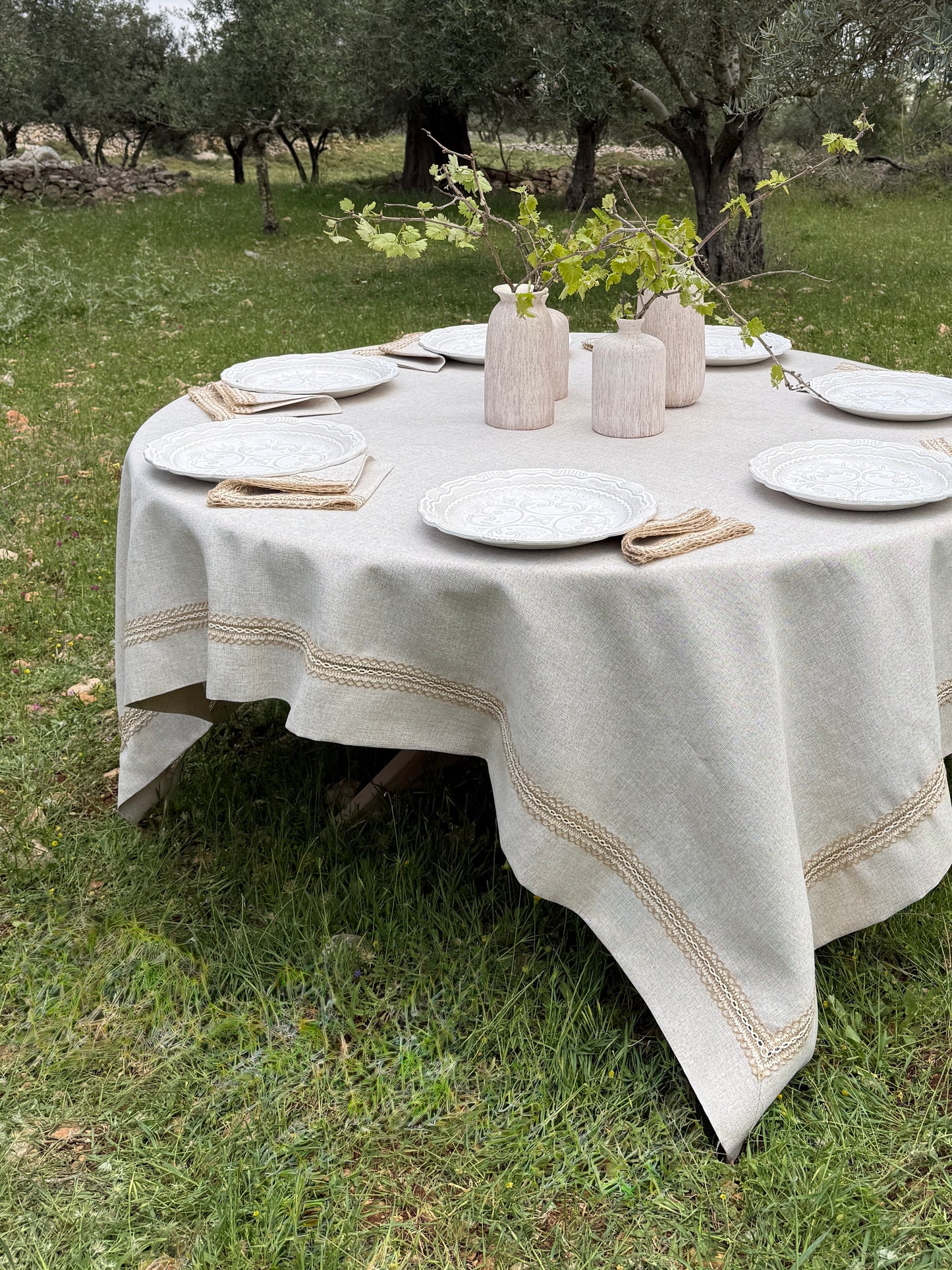 Rustic Chic Tablecloth