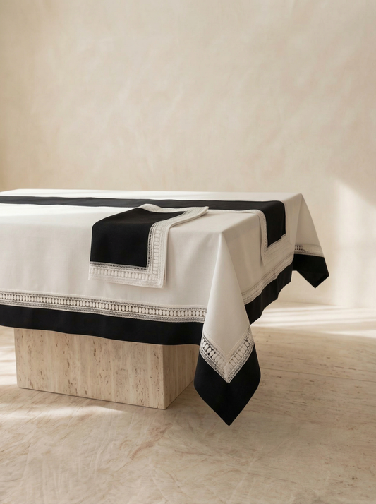Black Tie Tablecloth