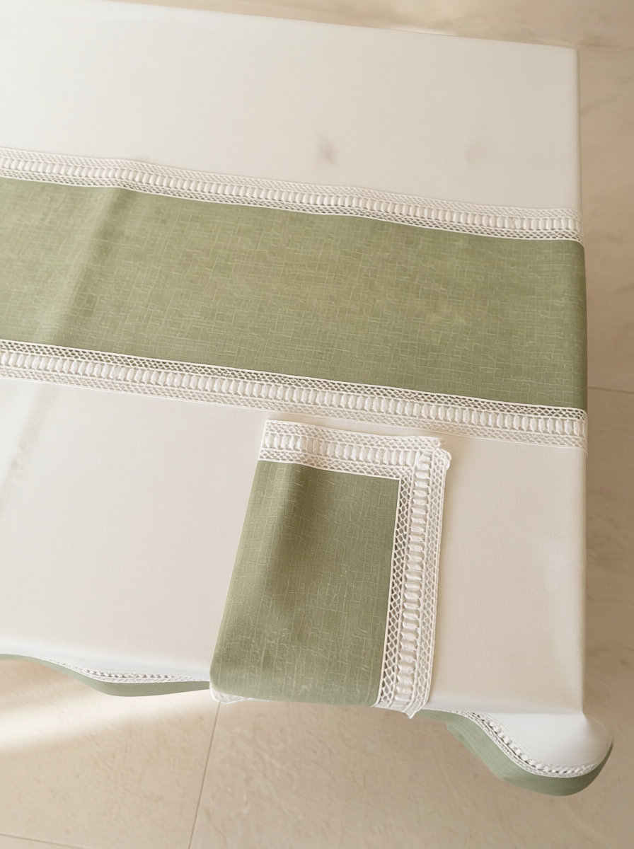 Provence Green Tablecloth
