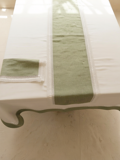 Provence Green Tablecloth